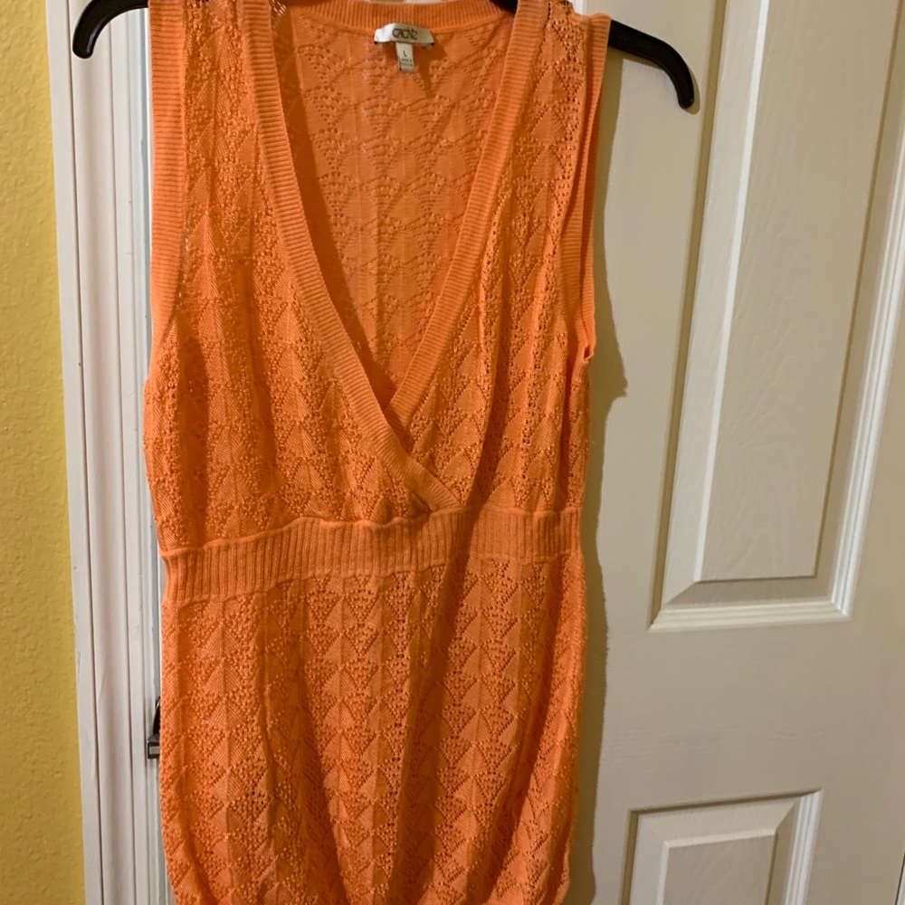 Cache Sweater/Vest Pre-Owned Condition Size L - image 5